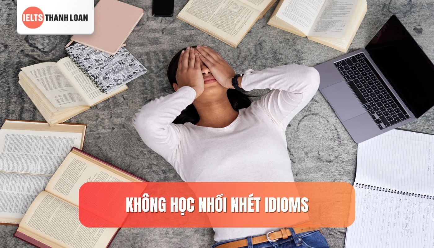 Không học quá nhiều idioms cùng lúc