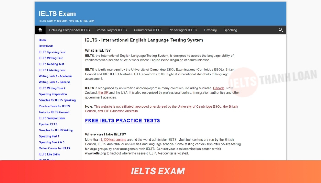 IELTS Exam