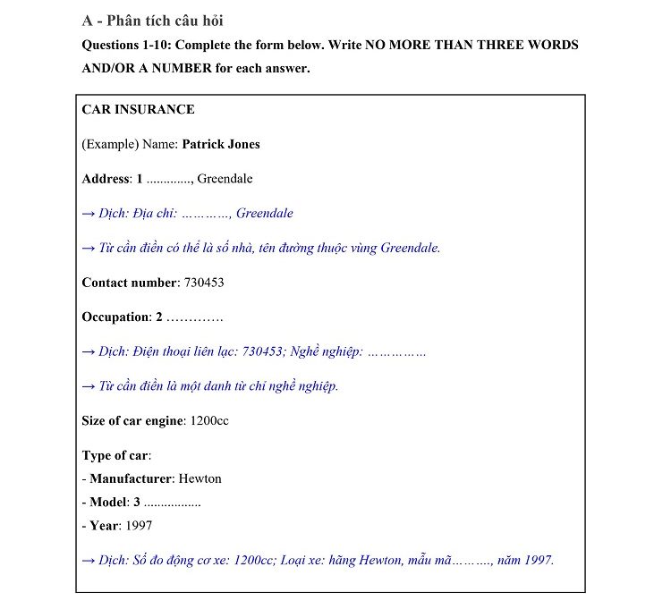 IELTS Listening Cambridge 7 Test 2 - Transcript & Answers