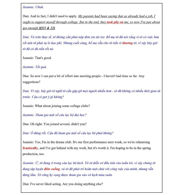 Cambridge Ielts 8 Listening Test 3 Answers