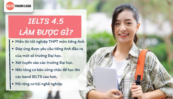 IELTS 4.5 làm được gì?