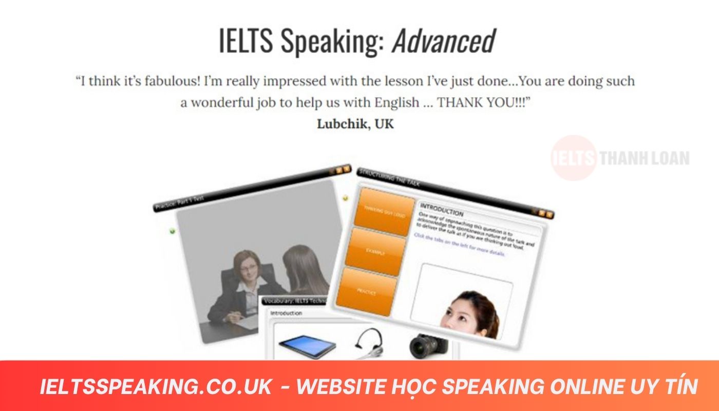 website học IELTS Speaking Online IELTSspeaking.co.uk 