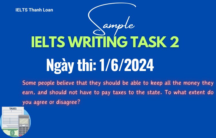 Giải đề IELTS Writing Task 2 ngày 1/6/2024 – Tax payment duty