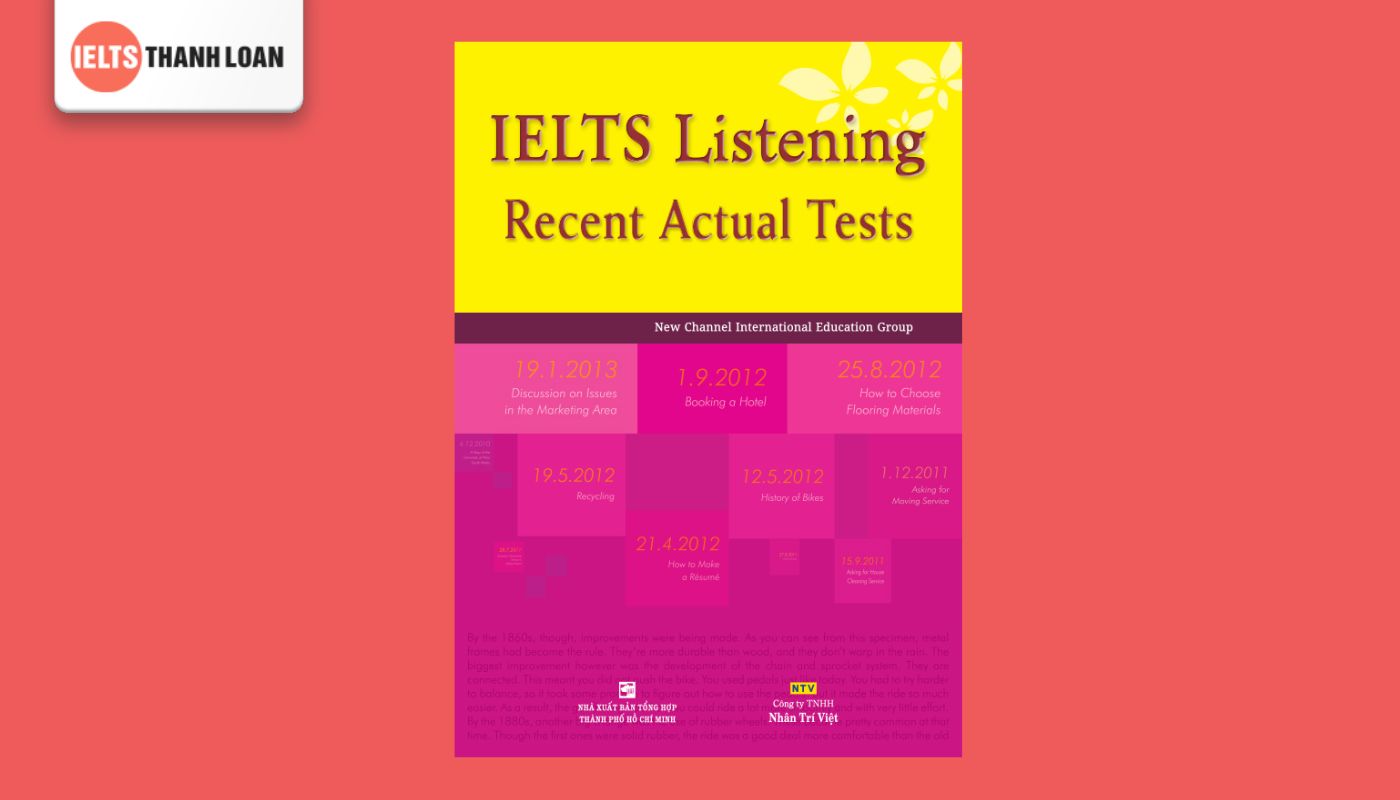 tài liệu tự luyện thi IELTS IELTS Recent Actual Test