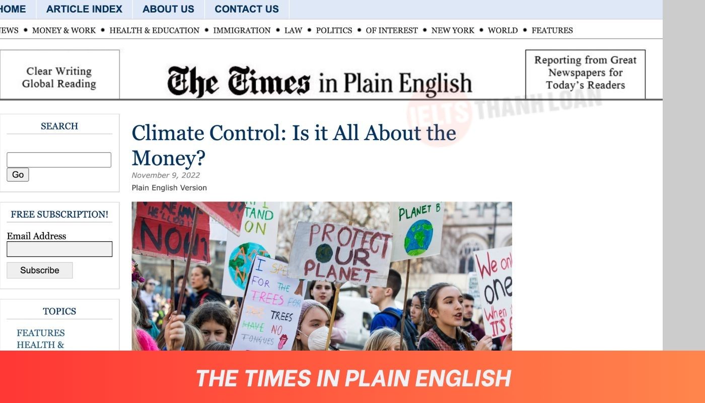 The Times in Plain English