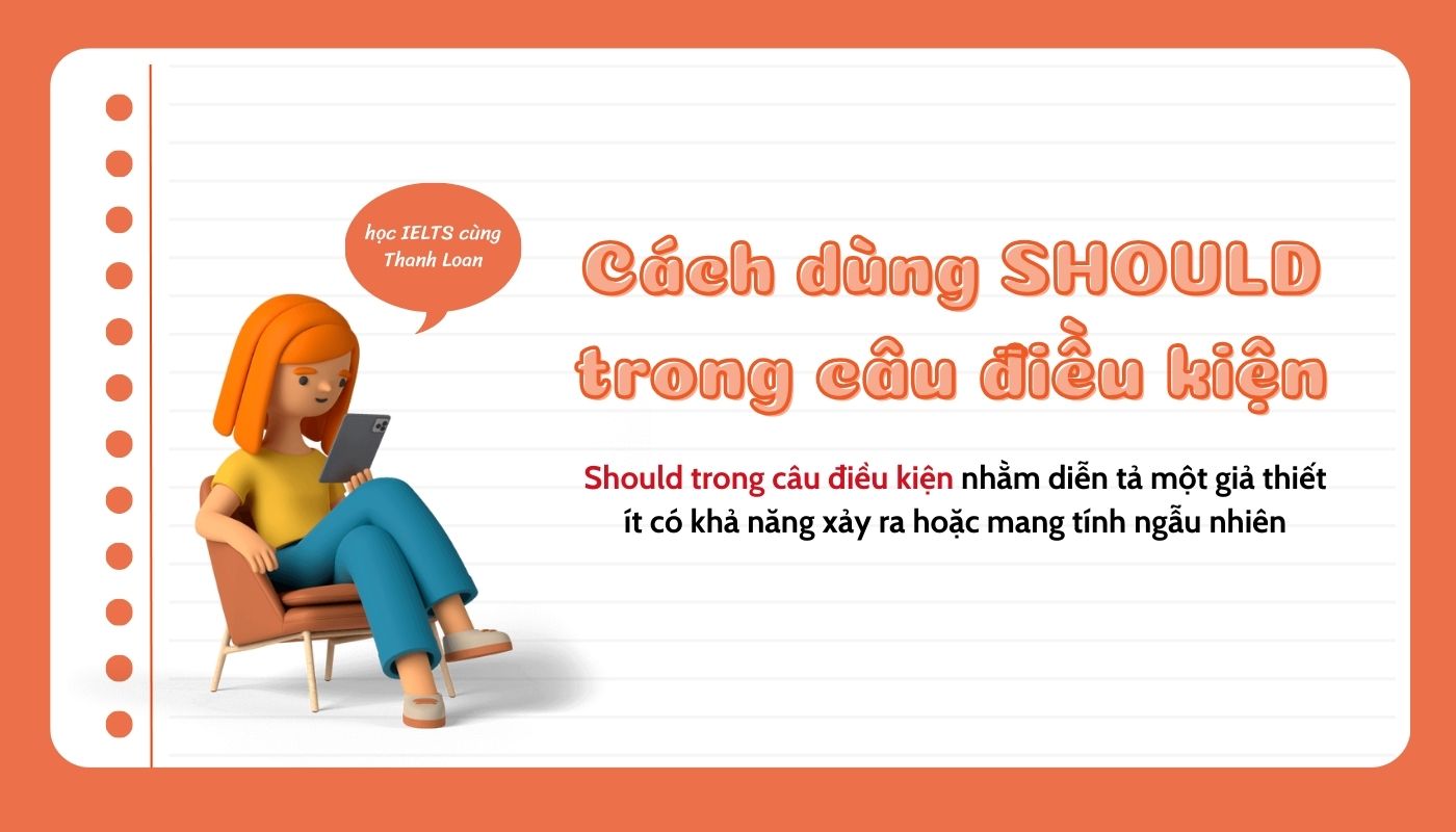 Cách sử dụng should trong câu điều kiện tiếng anh