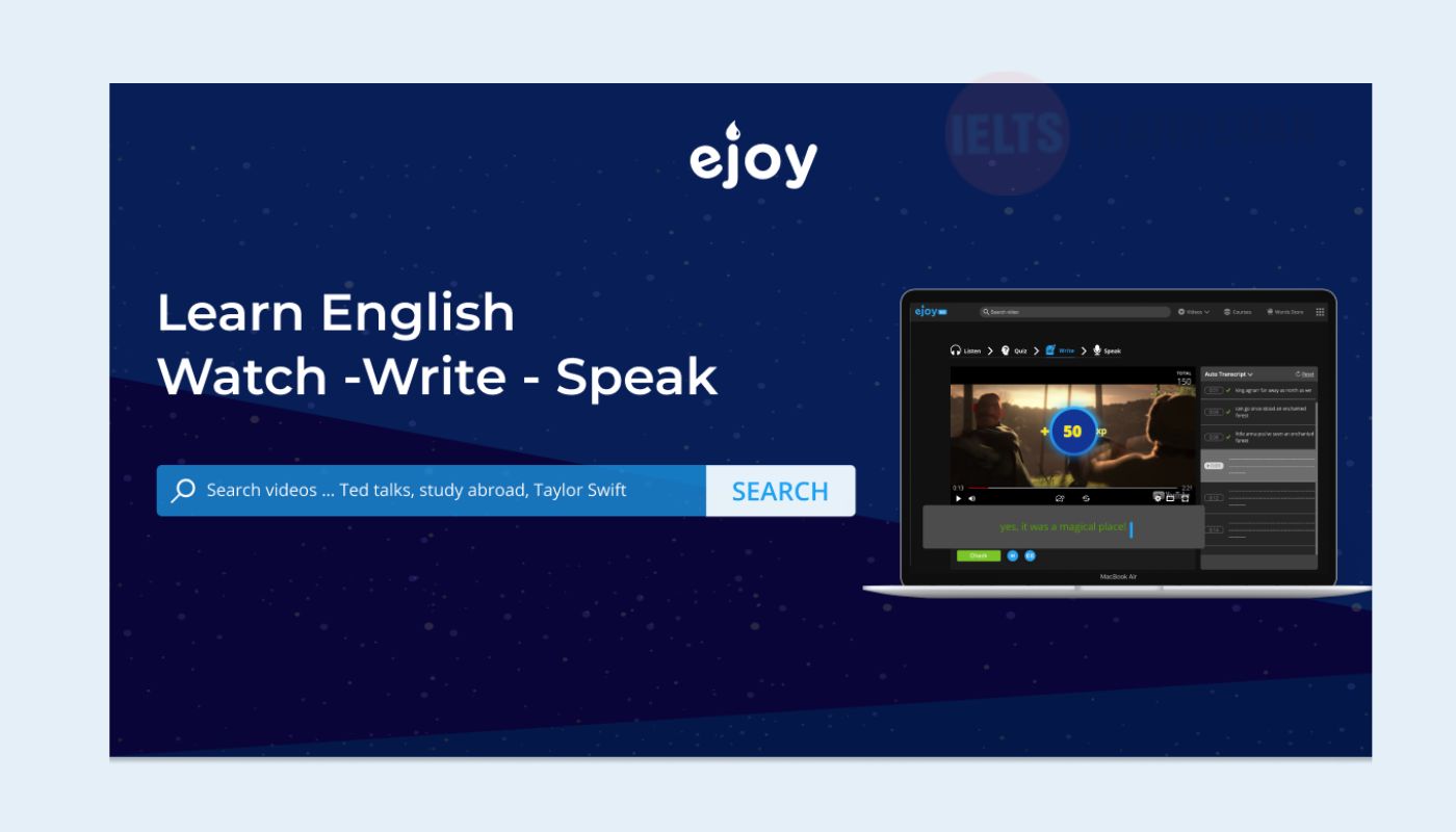 eJOY - app học từ vựng IELTS free