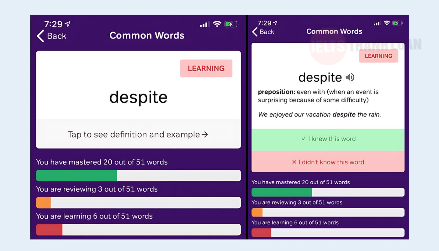 App Magoosh IELTS Vocabulary Flashcards