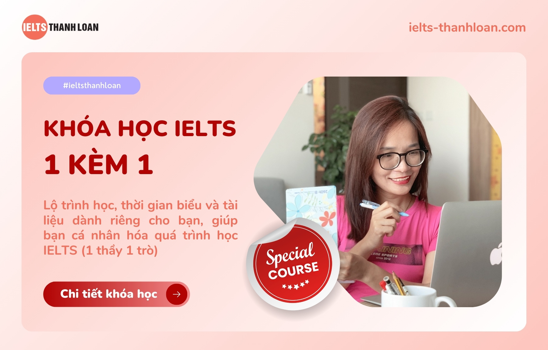 Khóa học IELTS 1 kèm 1