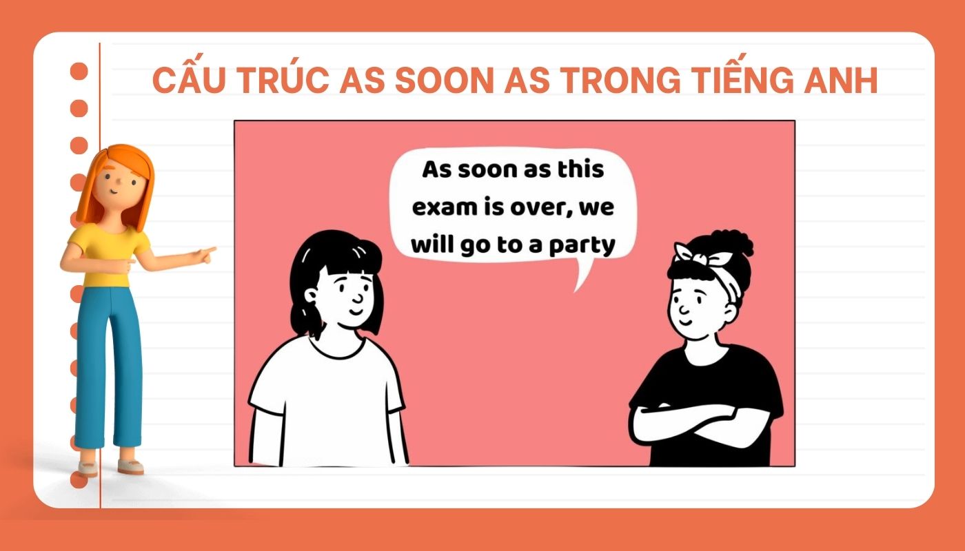 Cấu trúc As soon as là gì?