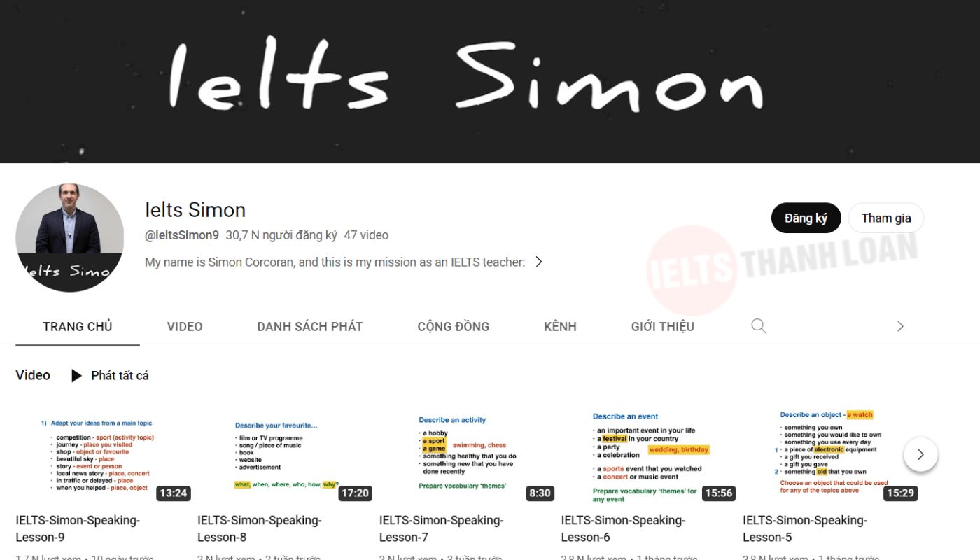 IELTS Simon