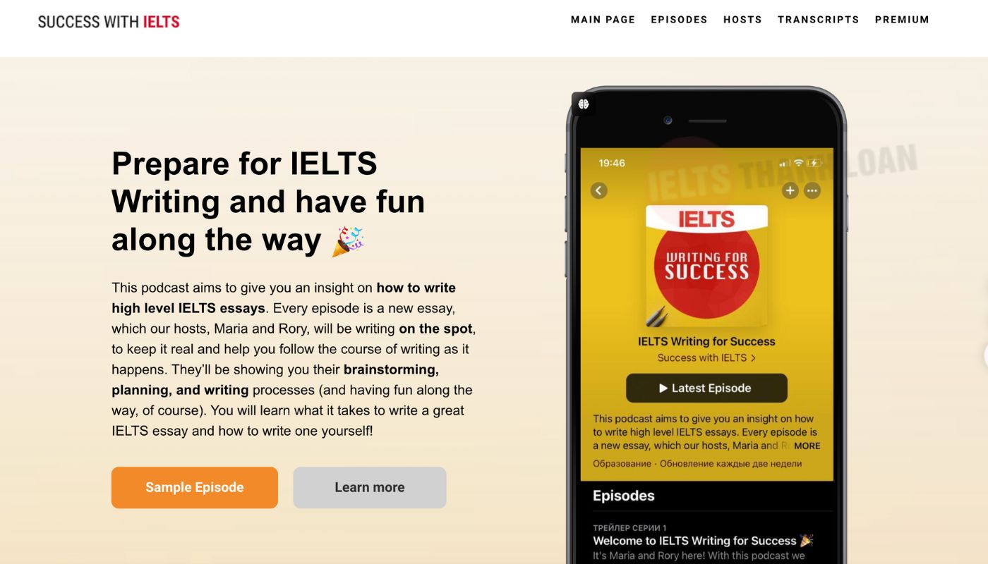 IELTS Writing for Success