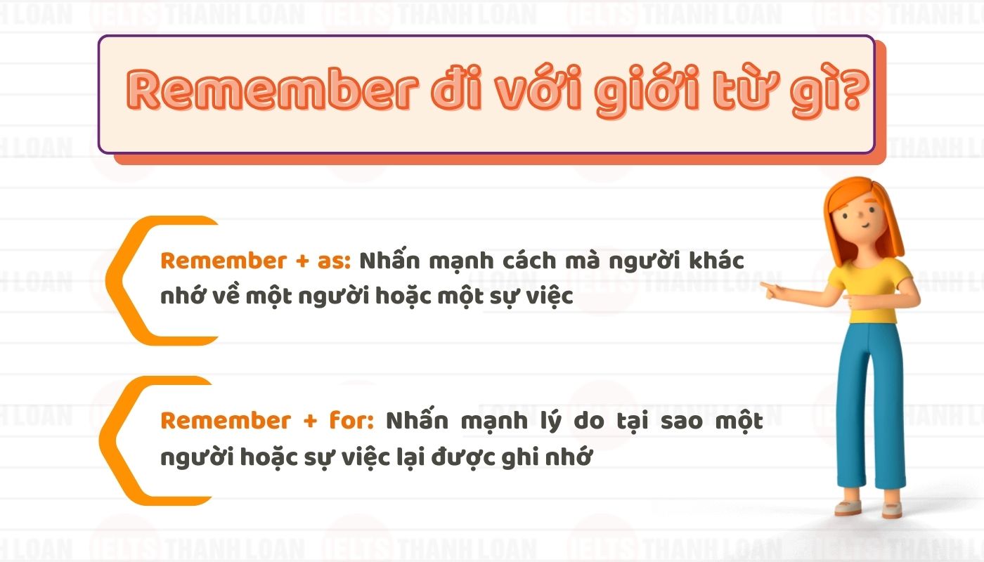 Remember đi với giới từ gì?