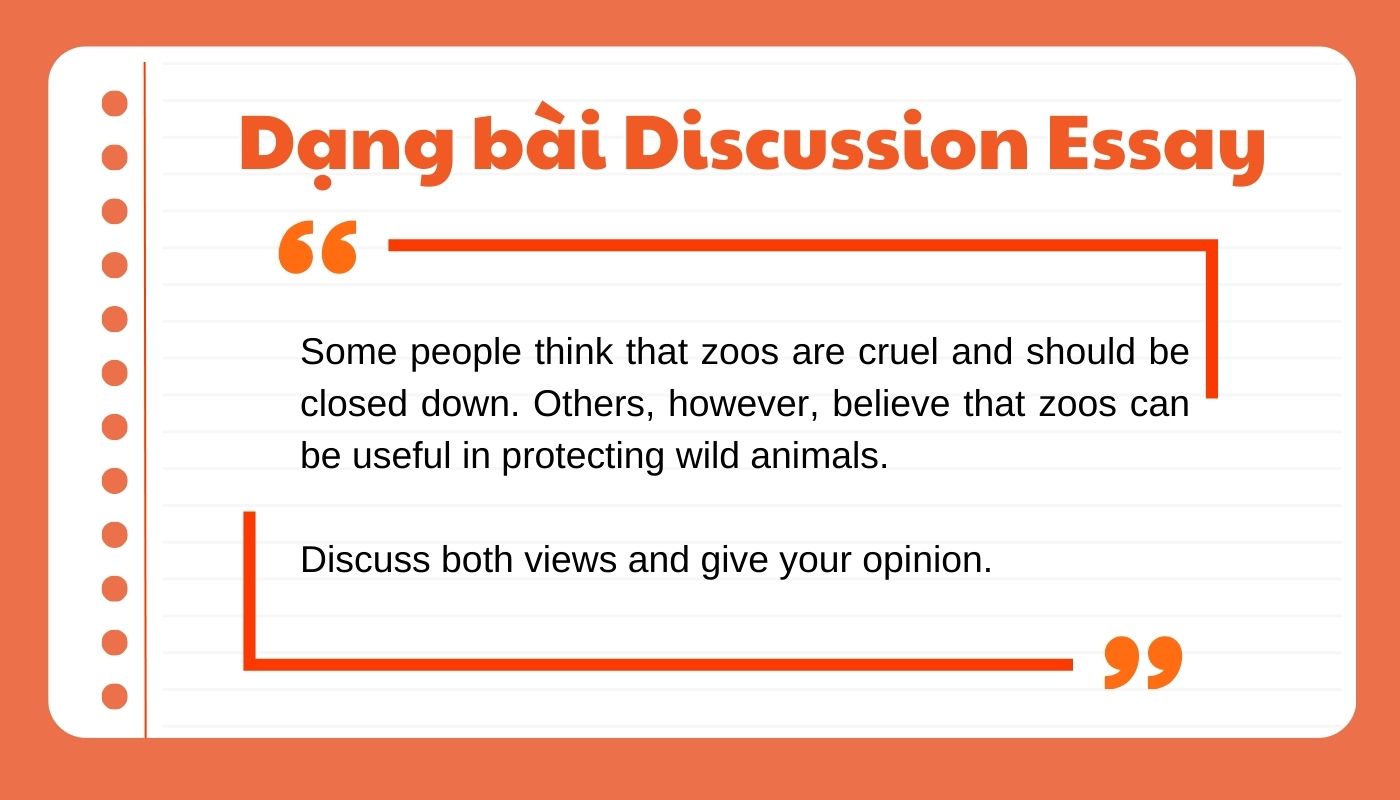 Dạng bài Discussion Essay