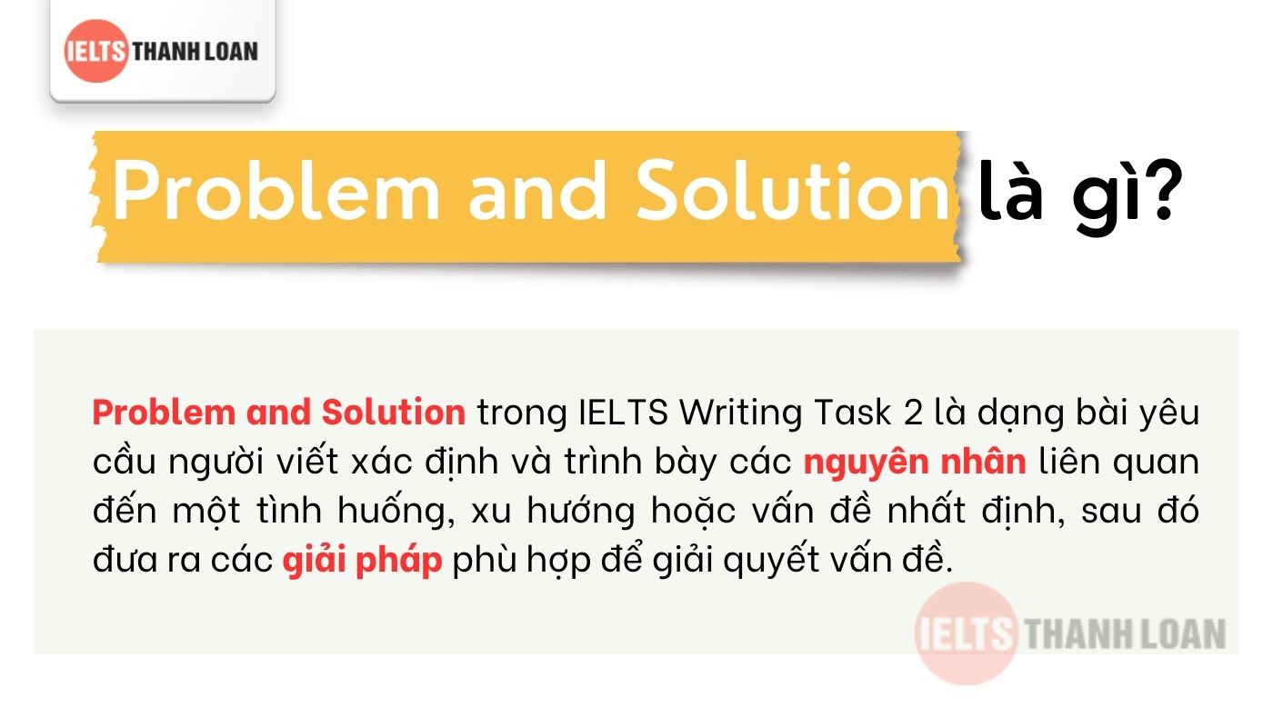 Dạng bài Problem and Solution là gì?