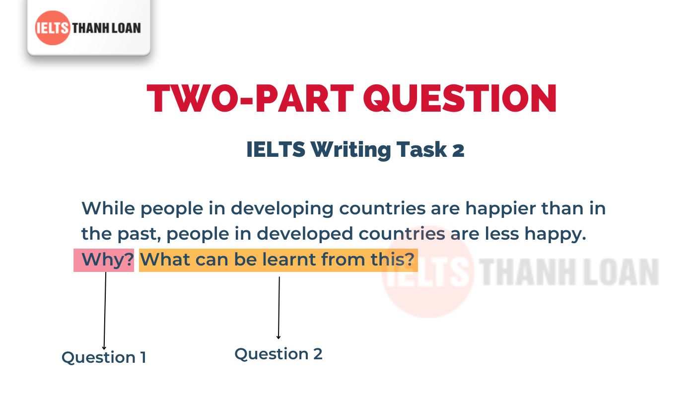 Dạng bài Two-part Question