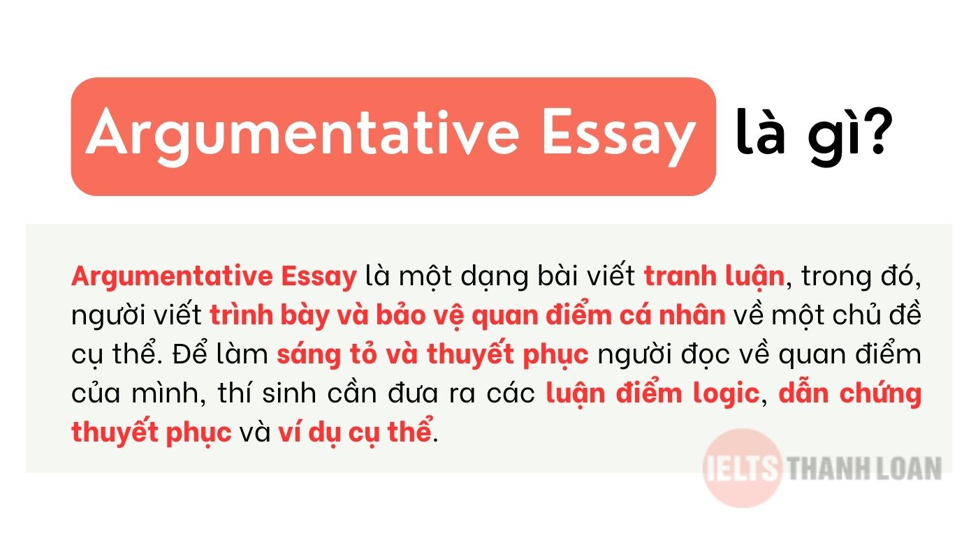 Argumentative Essay là gì?