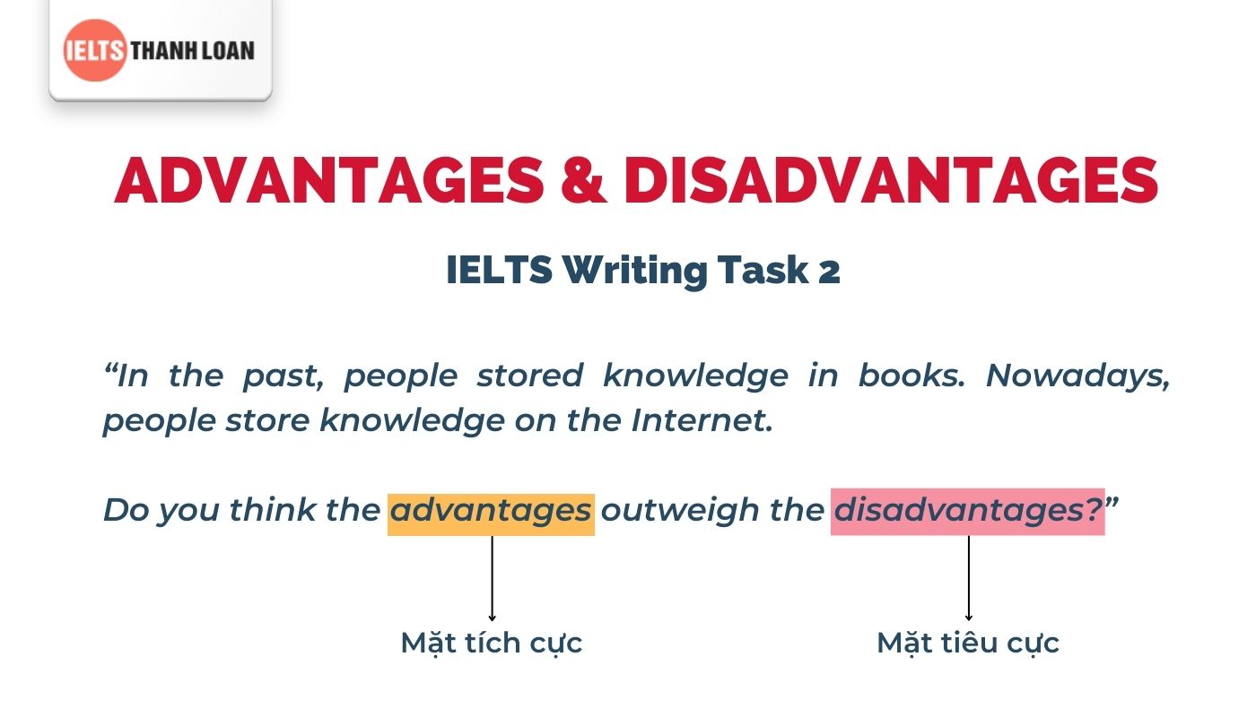 Dạng bài Advantages and Disadvantages IELTS Writing Task 2