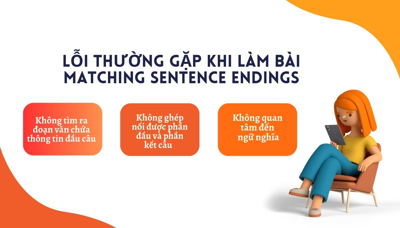 Lỗi thường gặp khi làm bài Matching Sentence Endings