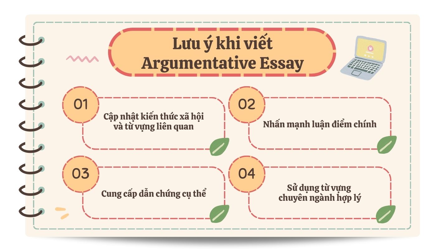 Lưu ý khi viết Argumentative Essay là gì