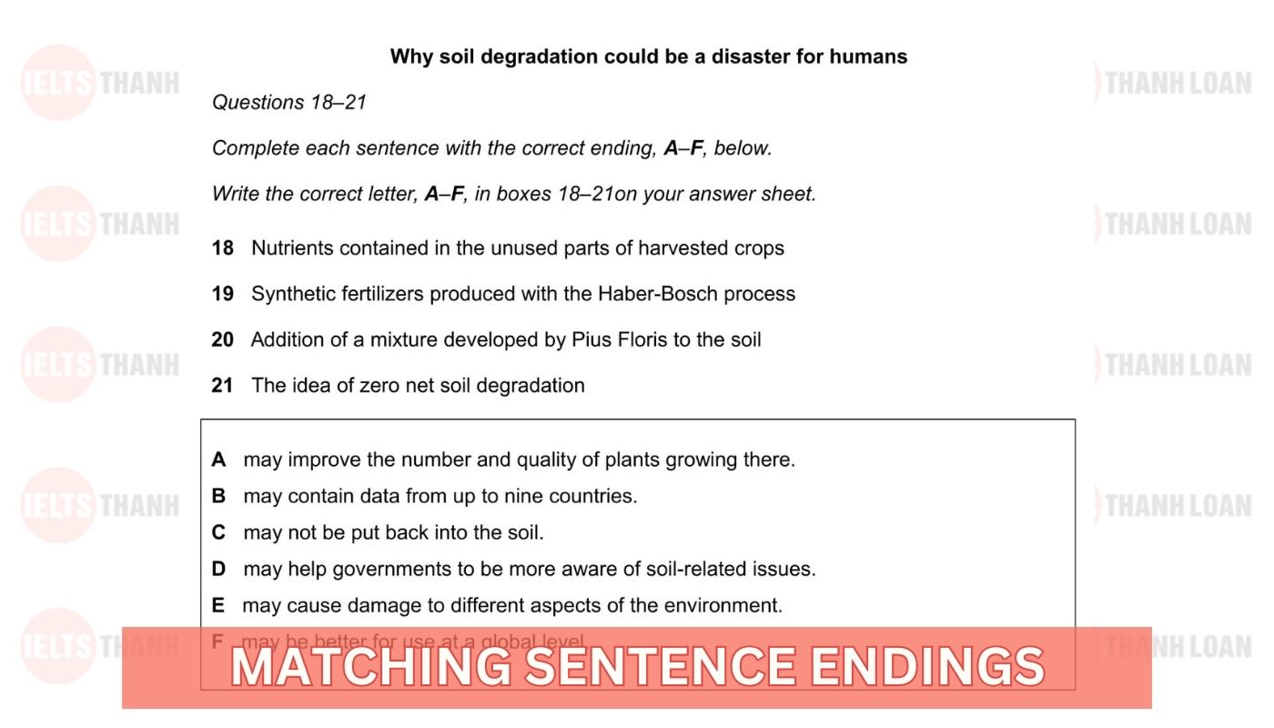 Matching Sentence Endings là gì?