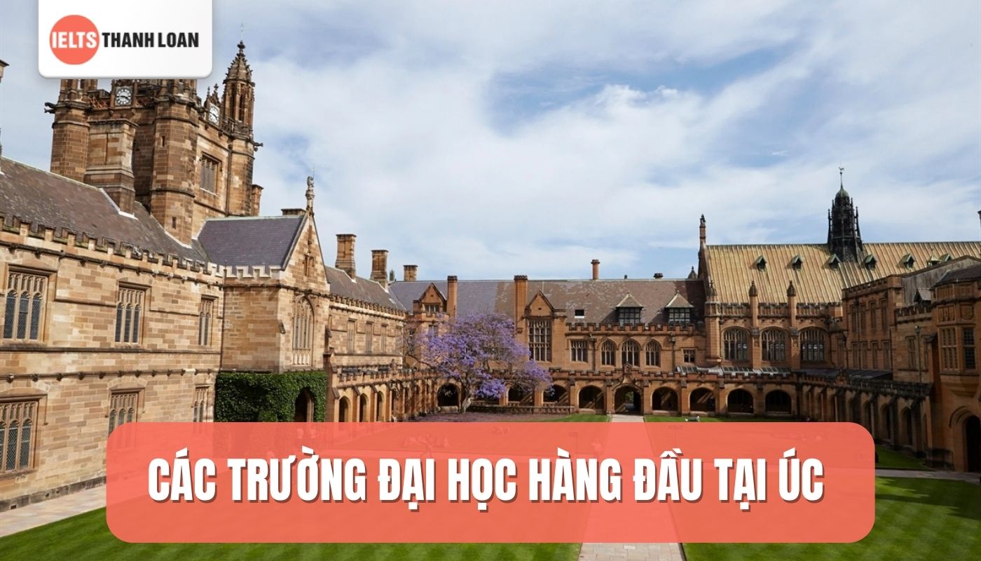 Cập nhật yêu cầu cần bao nhiêu điểm IELTS để đi du học Úc từ các trường đại học hàng đầu