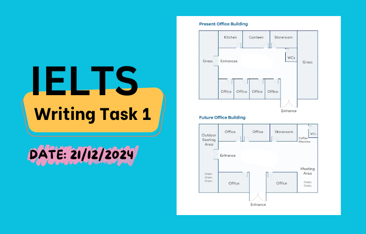 Giải IELTS Writing Task 1 ngày 21/12/2024 – Maps