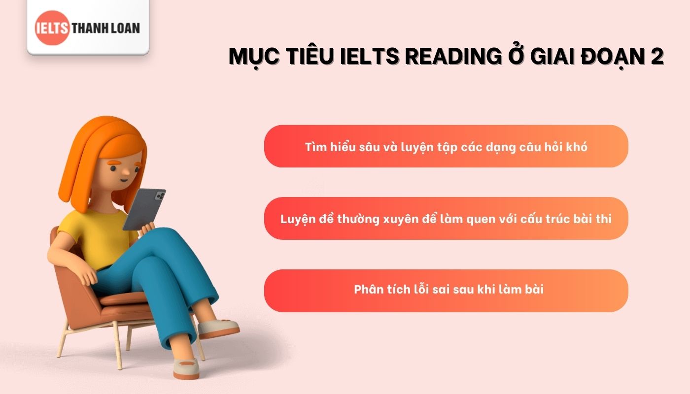 Target IELTS Reading ở giai đoạn 2