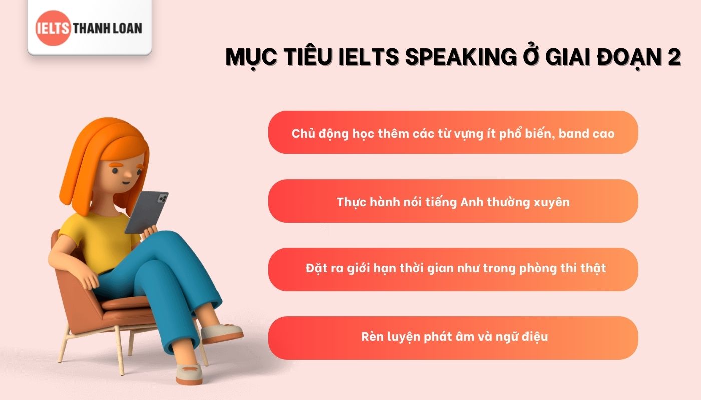 Target IELTS Speaking ở giai đoạn 2