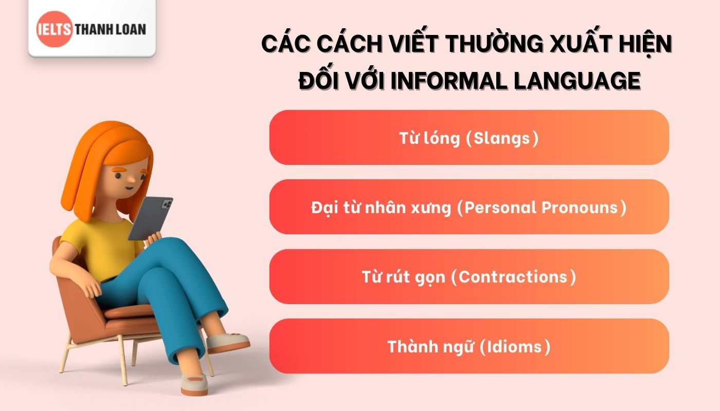 Cách viết Informal Language trong IELTS Writing