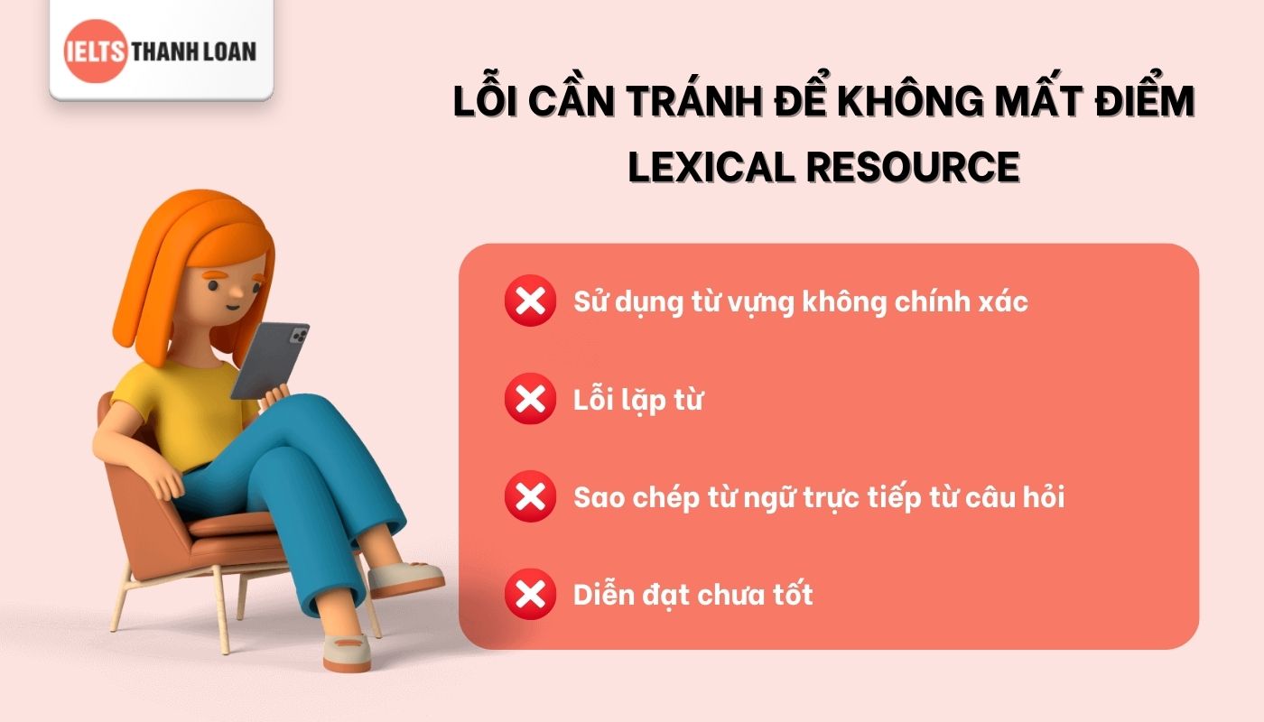 Các lỗi Lexical Resource phổ biến