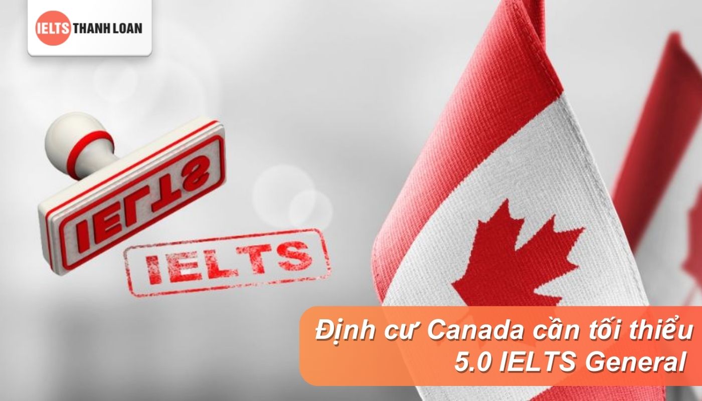 Điểm IELTS định cư Canada phụ thuộc vào loại chương trình và danh mục xin định cư