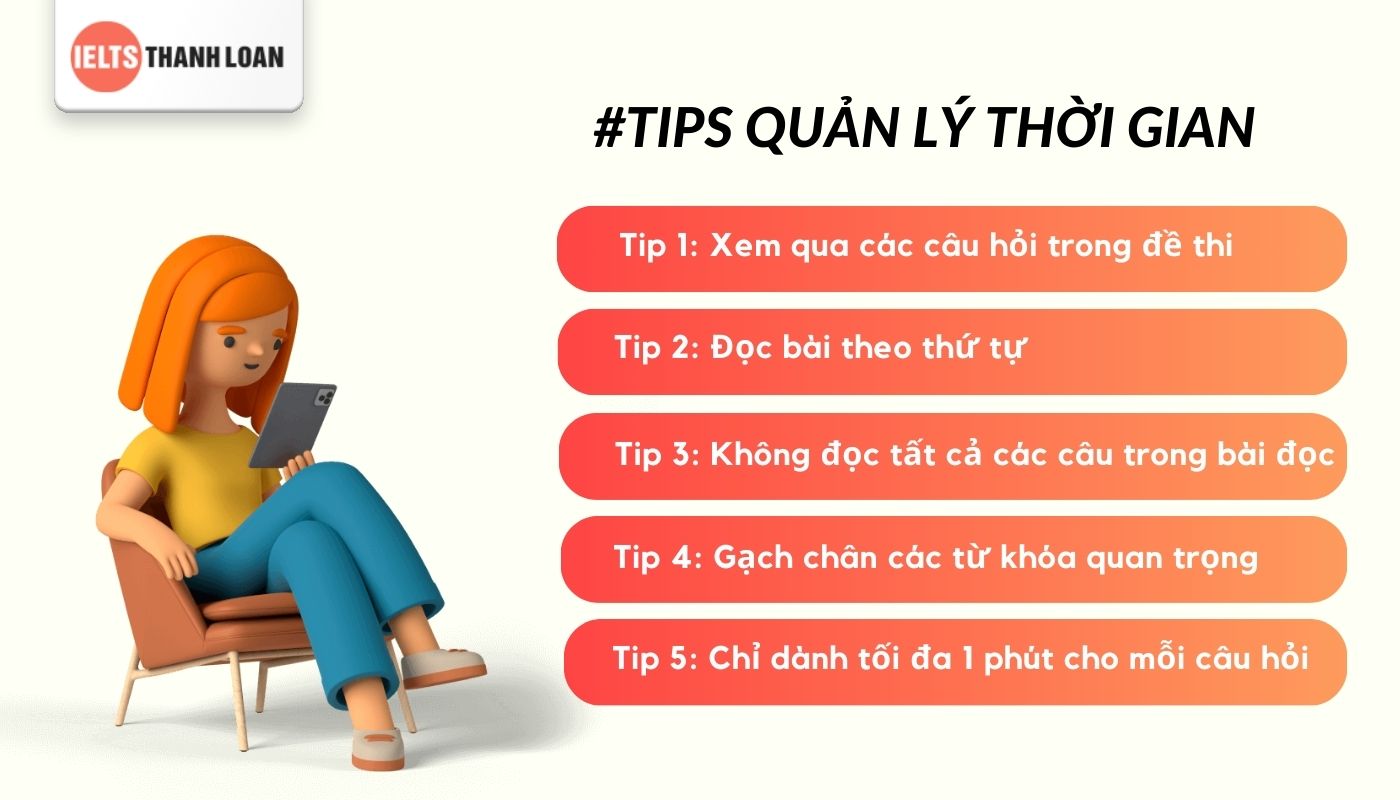 Mẹo quản lý cách chia thời gian làm Reading IELTS