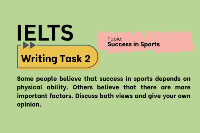 IELTS Writing Task 2 – Success in Sports (Bài Mẫu Band 8)